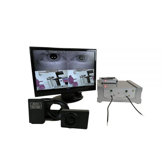 Le système VNYS ED600 permet la visualisation et Le système VNYS ED600 permet la visualisation et l’enregistrement du nystagmus.